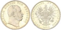Brandenburg-Preußen Wilhelm I. Doppelter Vereinstaler 1870 A (Berlin) Silber vz-stgl.