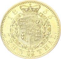 Braunschweig-Calenberg-Hannover Wilhelm IV. 10 Taler 1833 Gold vz