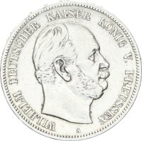 Preußen Wilhelm I. 5 Mark 1874 A Silber ss+...