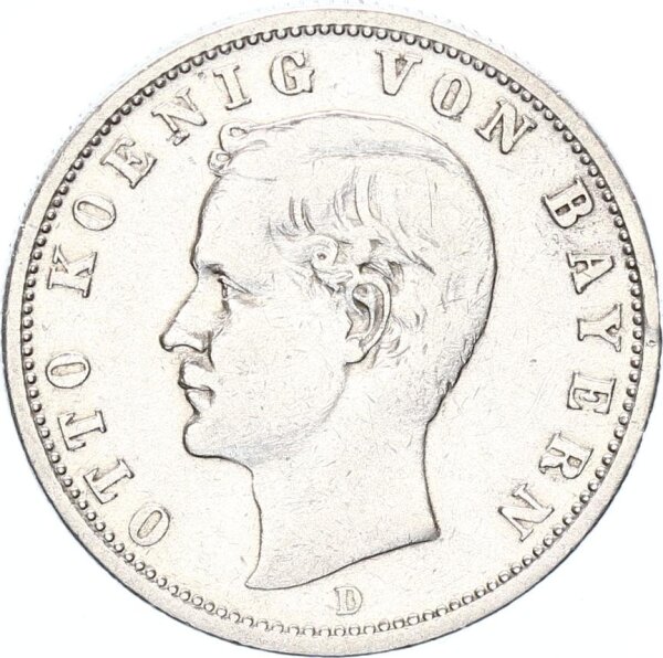 Bayern Otto 2 Mark 1899 D Silber ss Jäger 45