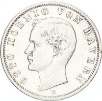 Bayern Otto 2 Mark 1899 D Silber ss Jäger 45