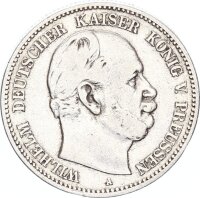 Preußen Wilhelm I. 2 Mark 1877 A Silber s-ss...