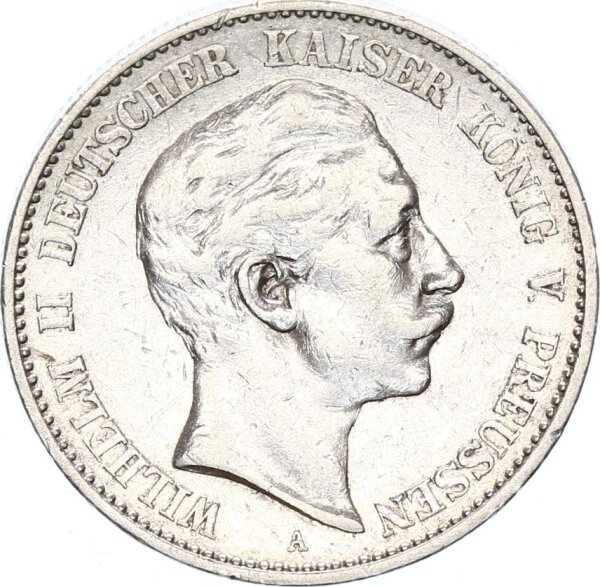 Preußen Wilhelm II. 2 Mark 1900 A Silber ss Jäger 102