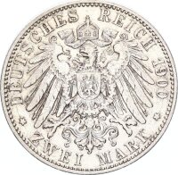 Preußen Wilhelm II. 2 Mark 1900 A Silber ss Jäger 102