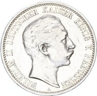 Preußen Wilhelm II. 2 Mark 1903 A Silber ss...