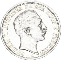 Preußen Wilhelm II. 2 Mark 1907 A Silber ss...