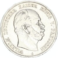 Preußen Wilhelm I. 5 Mark 1876 A Silber ss...