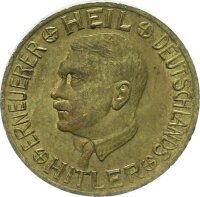 Drittes Reich 30 Opferpfennige Adolf Hitler vz