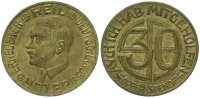 Drittes Reich 30 Opferpfennige Adolf Hitler vz