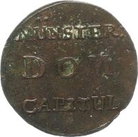 Münster-Domkapitel 1 Pfennig 1790 Kupfer s-ss