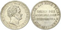 Brandenburg-Preußen Friedrich Wilhelm III. Ausbeutetaler 1837 A Mansfelder Bergbau Silber ss+