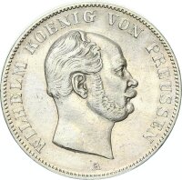 Brandenburg-Preußen Wilhelm I. Ausbeutetaler 1861 A...
