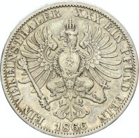 Brandenburg-Preußen Wilhelm I. Siegestaler 1866 A...