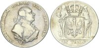Brandenburg-Preußen Friedrich Wilhelm II. Taler 1797 B (Breslau) Silber s