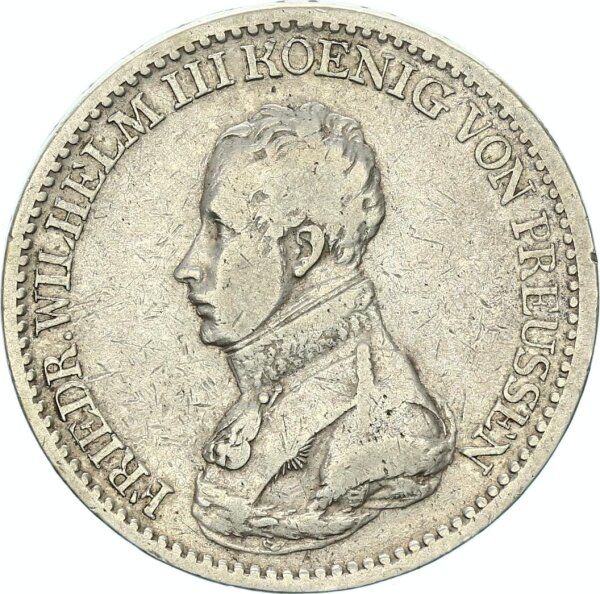 Brandenburg-Preußen Friedrich Wilhelm III. Taler 1819 A (Berlin) Silber ss+