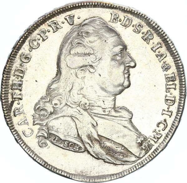 Bayern Karl Theodor Madonnentaler 1786 München Silber ss+