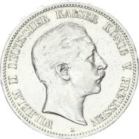 Preußen Wilhelm II. 5 Mark 1902 A Silber ss...