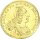 Frankfurt Stadt Doppeldukat 1742 mit alten Beschreibungszettel Gold vz