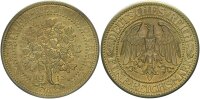 Weimarer Republik 5 Reichsmark 1932 A Eichbaum, Probe pfr., stgl. zu Jäger 331