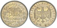 Weimarer Republik 1 Reichsmark 1939 A Proben-Nummer 18, stark magnetisch vz zu Jäger 354