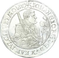 Sachsen-Albertinische-Linie Johann Georg I. 1/2 Taler 1629 HI (Dresden) Silber vz