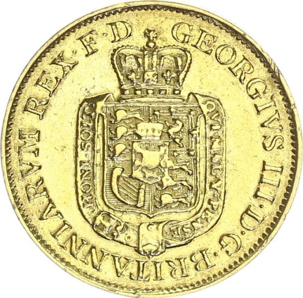 Braunschweig-Calenberg-Hannover Georg III. 5 Taler 1815 TW Gold ss