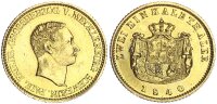 Mecklenburg-Schwerin Paul Friedrich 2 1/2 Taler (1/2 Pistole) 1840 Gold ss+
