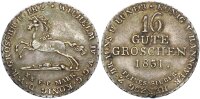 Braunschweig-Calenberg-Hannover Wilhelm IV. 16 Gute Groschen 1831 A Silber vz