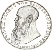 Sachsen-Meiningen Georg II. 2 Mark 1915 D Auf den Tod...