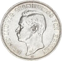 Hessen Ernst Ludwig 2 Mark 1898 A Silber f. vz/vz