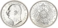 Anhalt Friedrich II. 2 Mark 1904 A Regierungsantritt Silber pfr., f. stgl./stgl. Jäger 22
