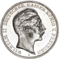 Preußen Wilhelm II. 3 Mark 1912 A Silber pfr., f....