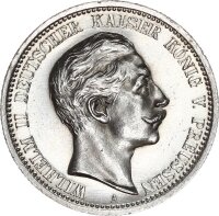 Preußen Wilhelm II. 2 Mark 1912 A Silber pfr.,...