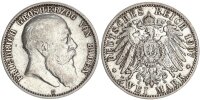 Baden Friedrich I. 2 Mark 1907 G Silber ss Jäger 32