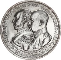 Mecklenburg-Schwerin Friedrich Franz IV. 3 Mark 1915 A...