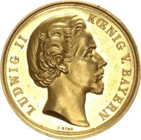 Bayern Ludwig II. Medaille o. J. (gestiftet 1872) 2....