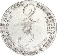 Braunschweig-Calenberg-Hannover Georg IV. 2/3 Taler 1829...