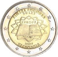 Slowenien Gedenkmünze 2 Euro 2007 50 Jahre...