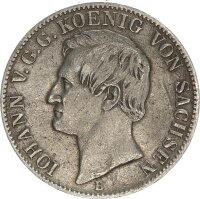 Sachsen-Albertinische-Linie Johann Ausbeutetaler 1862 B...
