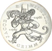 DDR Gedenkmünze 20 Mark 1986 A Gebrüder Grimm...