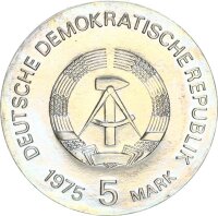 DDR Gedenkmünze 5 Mark 1975 A Internationales Jahr der Frau pfr., stgl. Jäger 1558