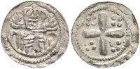 Münster-Bistum Anonyme Prägungen des 12. Jahrhunderts Pfennig Silber ss-vz