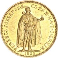 Österreich Ungarn Franz Joseph I. 10 Kronen 1912 KB...
