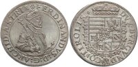 Römisch Deutsches Reich Haus Habsburg Erzherzog Ferdinand Taler ohne Jahr Hall Silber pfr., f. stgl.