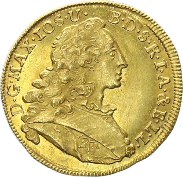Bayern Maximilian III. Joseph Dukat 1764 München Gold vz+