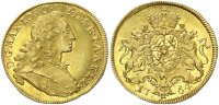 Bayern Maximilian III. Joseph Dukat 1764 München Gold vz+