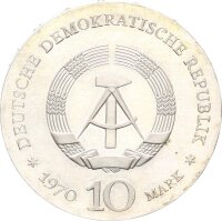 DDR Gedenkmünze 10 Mark 1970 A Ludwig van Beethoven Silber pfr., stgl. Jäger 1528