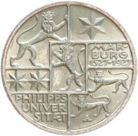 Weimarer Republik 3 Reichsmark 1927 A Universität...