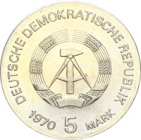 DDR Gedenkmünze 5 Mark 1970 A Wilhelm Conrad...