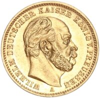 Preußen Wilhelm I. 20 Mark 1871 A erste...